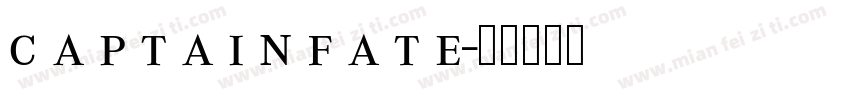 c a p t a i n f a t e字体转换